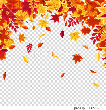Autumn falling leaves. Nature background with red, orange, yellow foliage. Flying leaf. Season sale Autumn falling leaves. Nature background with red, orange, yellow foliage. Flying leaf. Season sale 43273299