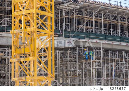 Team of construction worker on construction site. 43273657