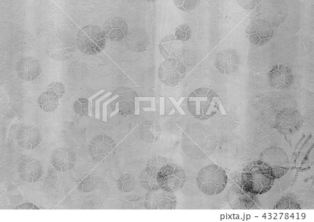 football print on cement background football print on cement background 43278419