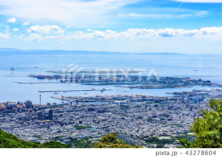 六甲山天覧台からの眺め 43278604