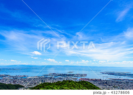 六甲山天覧台からの眺め 43278606