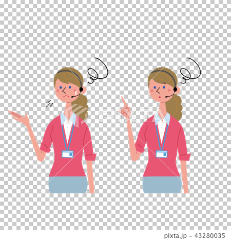 Foreign teacher lecturer Illustration set 43280035