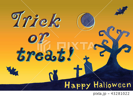 trick or treat! HAPPY HALLOWEEN 43281022