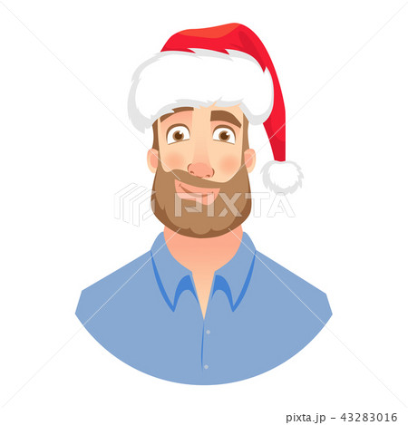 Face of man with beard 43283016