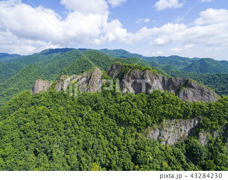 八剣山 空撮(北海道 札幌市) 八剣山 空撮(北海道 札幌市) 43284230