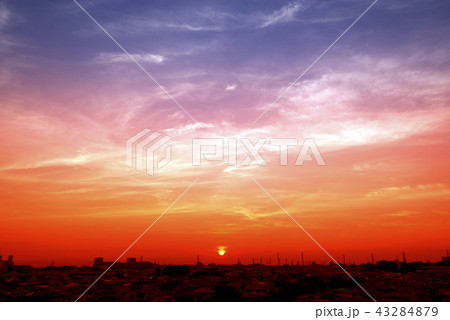 夕焼け空 43284879