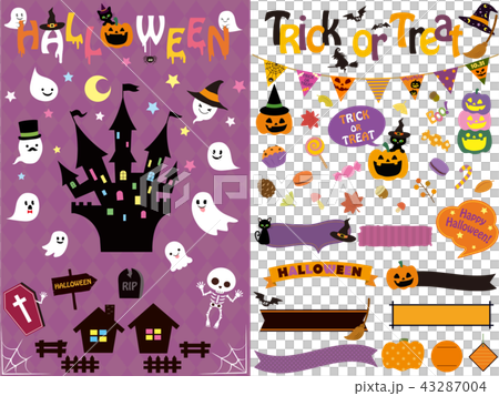 萬聖節萬聖節插畫素材合集 萬聖節萬聖節插畫素材合集 43287004