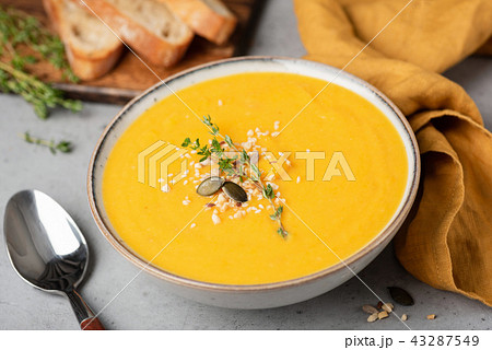 Cream of pumpkin soup. Vegan pumpkin soup Cream of pumpkin soup. Vegan pumpkin soup 43287549