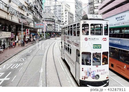 Hong Kong tram Hong Kong tram 43287911