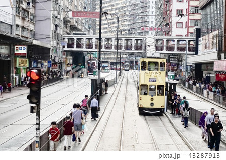 Hong Kong tram Hong Kong tram 43287913