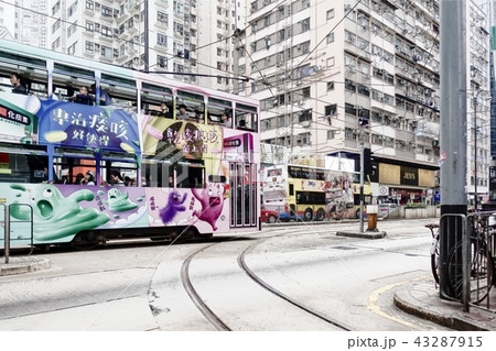 Hong Kong tram Hong Kong tram 43287915