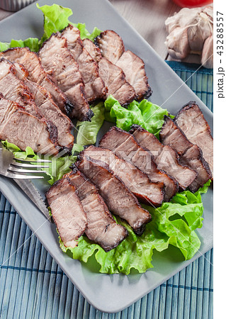Char Siu Pork - Chinese roasted pork shoulder Char Siu Pork - Chinese roasted pork shoulder 43288557