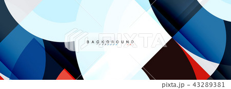Vector circular abstract background 43289381