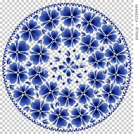 Scandinavian style flower print Scandinavian style flower print 43289449