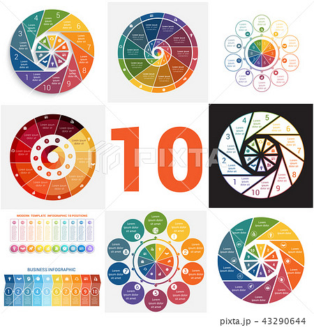 Set universal templates elements Infographic Set universal templates elements Infographic 43290644