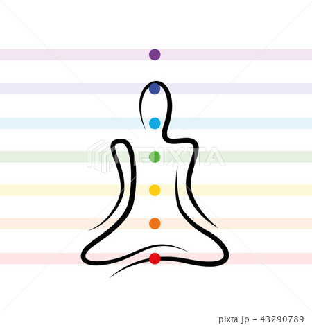 meditation chakra points drawing person meditation chakra points drawing person 43290789