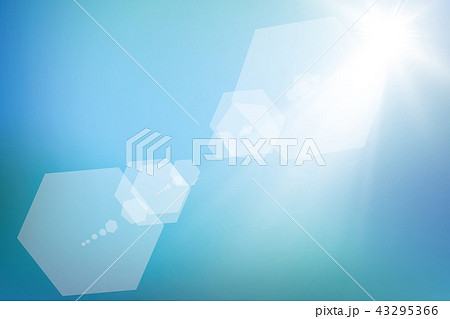 Abstract bright shining sun with lens flare. 43295366