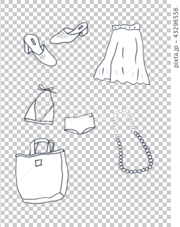 Vacation illustration set 43296556