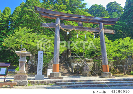 戸隠神社中社 大鳥居 戸隠神社中社 大鳥居 43296910