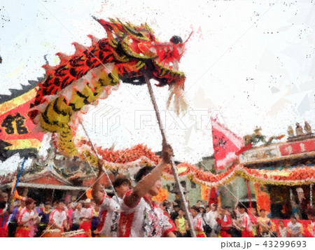 Taiwanese temple festival Taiwanese temple festival 43299693