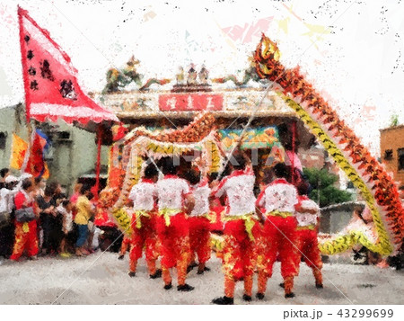 Taiwanese temple festival Taiwanese temple festival 43299699