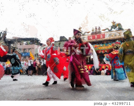Taiwanese temple festival 43299711