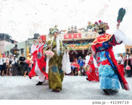 Taiwanese temple festival 43299719