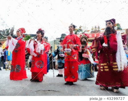 Taiwanese temple festival 43299727