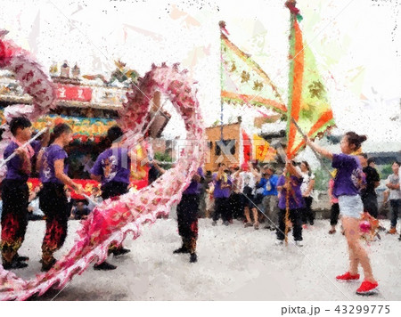 Taiwanese temple festival 43299775
