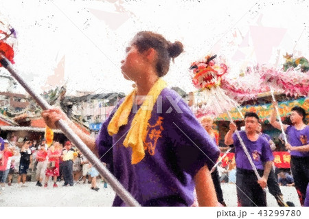 Taiwanese temple festival 43299780