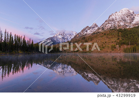 Teton Autumn Reflection at String Lake Teton Autumn Reflection at String Lake 43299919