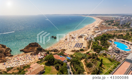Aerial view of the beaches of Prainha and Tres Irmaos, in the south of Portugal. Aerial view of the beaches of Prainha and Tres Irmaos, in the south of Portugal. 43300086