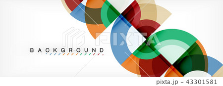 Vector circle abstract background 43301581