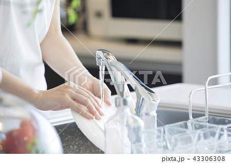 キッチンの女性 43306308