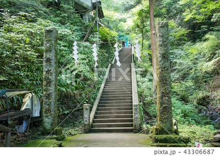 高尾山　蛇滝コース（じゃたきコース）　登山道沿い　蛇瀧水行道場 43306687