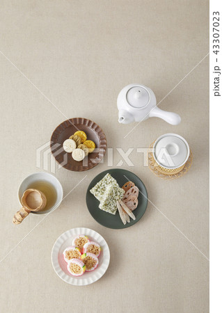 伝統的な食べ物 伝統茶 急須 43307023