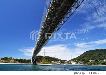 関門橋　関門海峡 43307208