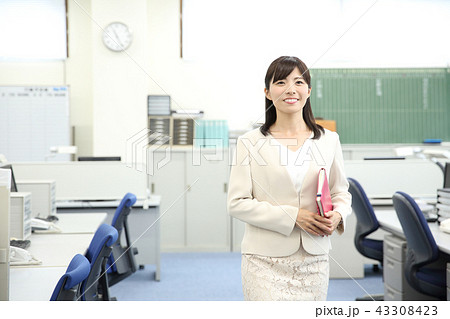 働く女性の写真素材