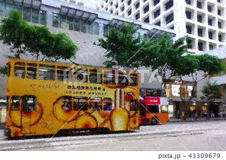 Hong Kong tram Hong Kong tram 43309679