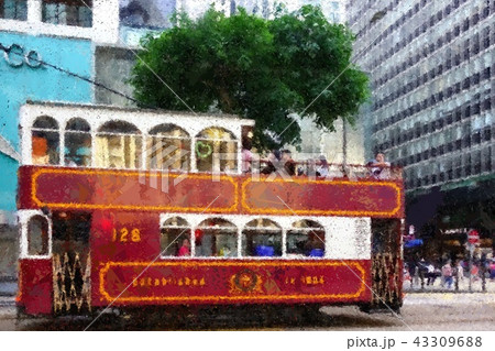 Hong Kong tram Hong Kong tram 43309688