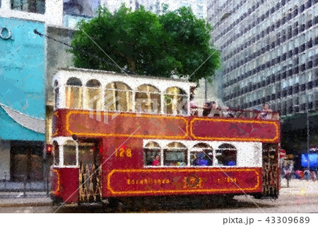 Hong Kong tram Hong Kong tram 43309689