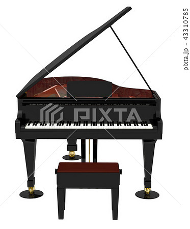 グランドピアノのイラスト素材 43310785 Pixta