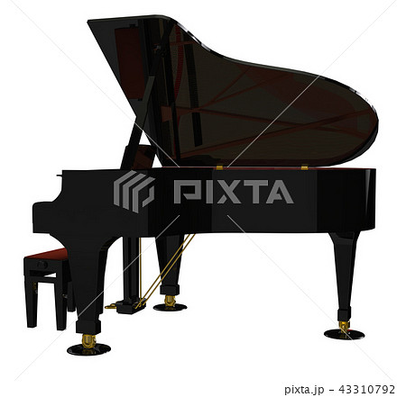 グランドピアノのイラスト素材 43310792 Pixta
