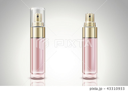 Blank pink spray bottle 43310933