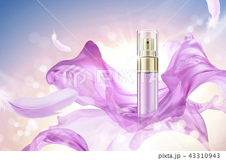 Skincare spray bottle with chiffon Skincare spray bottle with chiffon 43310943