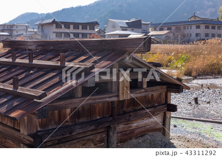 栃木県日光市 湯元温泉 源泉 (11月) 栃木県日光市 湯元温泉 源泉 (11月) 43311292