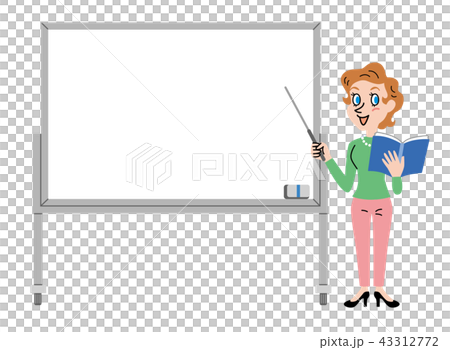 外國人老師whiteboard例證 外國人老師whiteboard例證 43312772