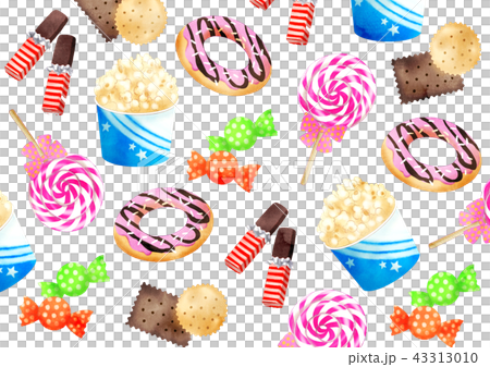 Sweets Background Stock Illustration