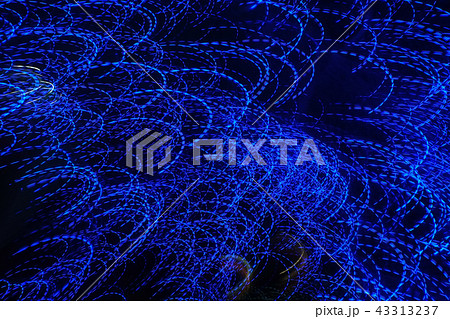 Moving blue electric light background 43313237