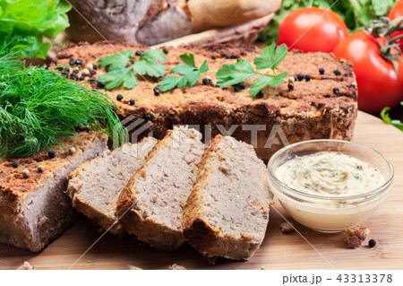 Homemade delicious meat pate 43313378